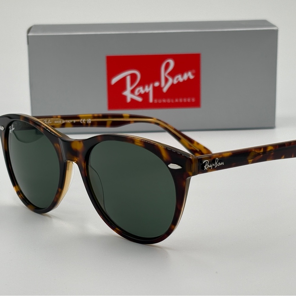 Ray-Ban Sunglasses RB2185 Tortoise Green G15 52-150 902/31 - Picture 6 of 9